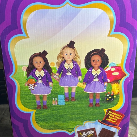 My Life As WILLY WONKA & THE CHOCOLATE FACTORY Blonde Hair 18" Doll GIFT NEW - Picture 8 of 11